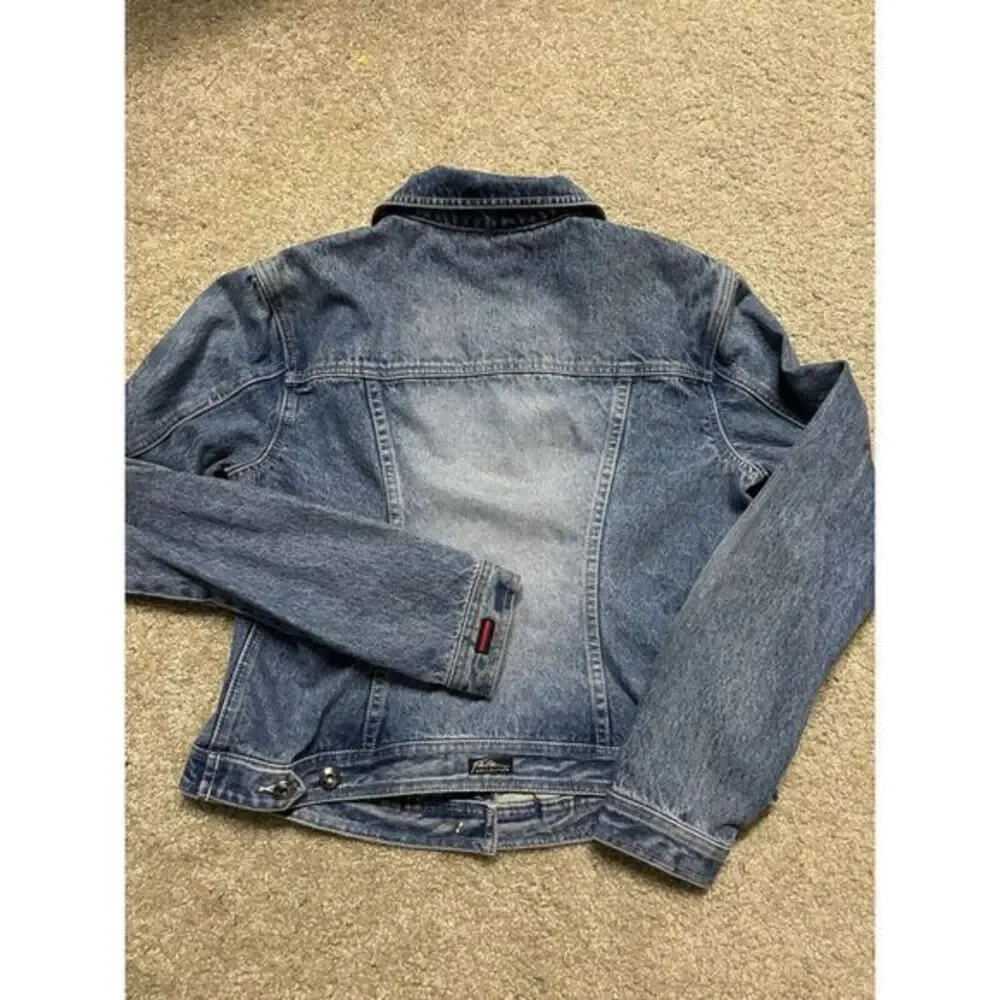 Vintage FUBU The‎ Collection Jean Jacket Size  Large Dark Blue